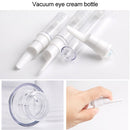 5 PCS Clear Empty Travel Portable Refillable Plastic Airless Vacuum Pump Bottle Containers, 10ml