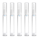 5 PCS Clear Empty Travel Portable Refillable Plastic Airless Vacuum Pump Bottle Containers, 15ml