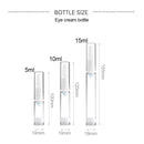 5 PCS Clear Empty Travel Portable Refillable Plastic Airless Vacuum Pump Bottle Containers, 5ml