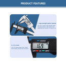 Plastic Fiber Digital Display Vernier Caliper, Measure Range: 100mm (4 inch), Plastic Box Packing