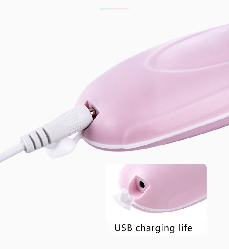 1.2W USB Charging Electronic Cleaning Face Beauty Instrument Pores Nose Blackhead Facial Cleansing Brush(Pink)