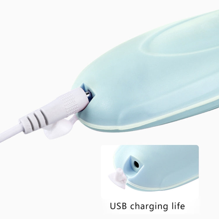 1.2W USB Charging Electronic Cleaning Face Beauty Instrument Pores Nose Blackhead Facial Cleansing Brush(Blue)