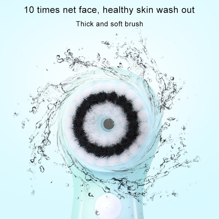 1.2W USB Charging Electronic Cleaning Face Beauty Instrument Pores Nose Blackhead Facial Cleansing Brush(Blue)