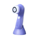 1.2W USB Charging Electronic Cleaning Face Beauty Instrument Pores Nose Blackhead Facial Cleansing Brush(Purple)
