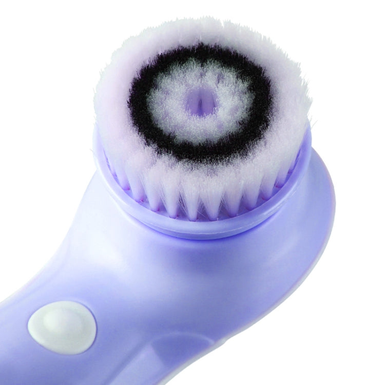 1.2W USB Charging Electronic Cleaning Face Beauty Instrument Pores Nose Blackhead Facial Cleansing Brush(Purple)