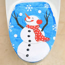 Fancy Christmas Decoration Tree Branch Snowman Toilet Lid Cover, Size: 48 x 43cm