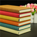 A5100 Pages Leather Soft Cover Notebook A5100 Pages Leather Soft Cover Notebook Pocket Memo(Yellow)