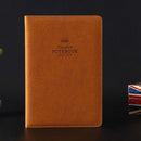 A5100 Pages Leather Soft Cover Notebook A5100 Pages Leather Soft Cover Notebook Pocket Memo(Brown)