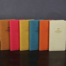 A5100 Pages Leather Soft Cover Notebook A5100 Pages Leather Soft Cover Notebook Pocket Memo(Orange)