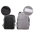 Universal Multi-Function Canvas Laptop Computer Shoulders Bag Leisurely Backpack Students Bag, Small Size: 37x26x12cm, For 13.3 inch and Below Macbook, Samsung, Lenovo, Sony, DELL Alienware, CHUWI, ASUS, HP(Baby Blue)
