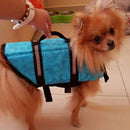 Pet Saver Dog Reflective Stripes Life Vest Jacket for Swimming Boating Surfing, Size: S (Pink Dot)