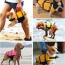 Pet Saver Dog Reflective Stripes Life Vest Jacket for Swimming Boating Surfing, Size: S (Pink Dot)