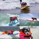 Pet Saver Dog Reflective Stripes Life Vest Jacket for Swimming Boating Surfing, Size: S (Pink Dot)