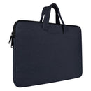 Breathable Wear-resistant Shoulder Handheld Zipper Laptop Bag, For 15.6 inch and Below Macbook, Samsung, Lenovo, Sony, DELL Alienware, CHUWI, ASUS, HP (Navy Blue)