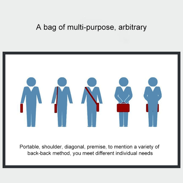 Breathable Wear-resistant Thin and Light Fashion Shoulder Handheld Zipper Laptop Bag with Shoulder Strap, For 15.6 inch and Below Macbook, Samsung, Lenovo, Sony, DELL Alienware, CHUWI, ASUS, HP (Black)