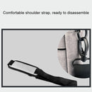 Breathable Wear-resistant Thin and Light Fashion Shoulder Handheld Zipper Laptop Bag with Shoulder Strap, For 15.6 inch and Below Macbook, Samsung, Lenovo, Sony, DELL Alienware, CHUWI, ASUS, HP (Navy Blue)