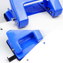 Fashion Portable Mini Office School Double Hole Punching Machine Manual Drilling(Blue)