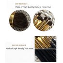 HappyMakeup 7 PCS Professional Makeup Brushes Set Makeup Tools (Black+Silver)