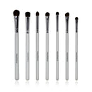 HappyMakeup 7 PCS Professional Makeup Brushes Set Makeup Tools (White+Silver)