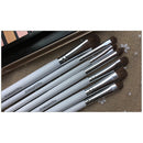 HappyMakeup 7 PCS Professional Makeup Brushes Set Makeup Tools (White+Silver)