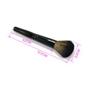 5 PCS Wooden Handle Soft Head Buffer Foundation Powder Blush Brush Makeup Tools (Black)