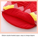 Thick Cute Chick Style Baby Sleeping Clothing Bag for 0-6 Month Baby, Size: 85cm Length(Red)