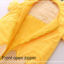 Thick Cute Chick Style Baby Sleeping Clothing Bag for 0-6 Month Baby, Size: 85cm Length(Yellow)