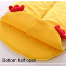 Thick Cute Chick Style Baby Sleeping Clothing Bag for 0-6 Month Baby, Size: 85cm Length(Yellow)