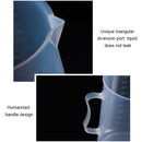 1000ml PP Plastic Flask Digital Measuring Cup Cylinder Scale Measure Glass Lab Laboratory Tools(Transparent)