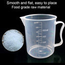 10 PCS 500ml Thin Section PP Plastic Flask Digital Measuring Cup Cylinder Scale Measure Glass Lab Laboratory Tools(Transparent)
