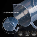 10 PCS 500ml Thin Section PP Plastic Flask Digital Measuring Cup Cylinder Scale Measure Glass Lab Laboratory Tools(Transparent)