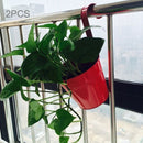 2PCS Pastoral Flower Bucket Belt with Hook,Random Color Delivery