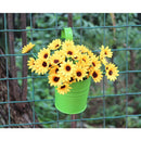 2PCS Pastoral Flower Bucket Belt with Hook,Random Color Delivery