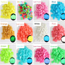 100 PCS Glow in The Dark Garden Pebbles for Walkways & Decoration and Plants Luminous Stones(Orange)