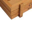 2PCS Plant Flower Pot Retro Woody Meat Plant Pots Wooden Box Gardening Small Flowerpots