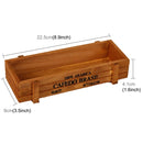 2PCS Plant Flower Pot Retro Woody Meat Plant Pots Wooden Box Gardening Small Flowerpots