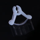 100 PCS Plant Grafting Gardening Plastic Grafting Folder Grafting Clip Transparent Gardening Plastic Grafting Clip Tomatoes Grafting Clips