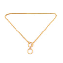 Pet Collars Pet Neck Strap Dog Neckband Snake Chain Dog Chain Solid Metal Chain Dog Collarï¼ŒLength:60cm (Gold)