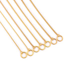 Pet Collars Pet Neck Strap Dog Neckband Snake Chain Dog Chain Solid Metal Chain Dog Collarï¼ŒLength:65cm (Gold)
