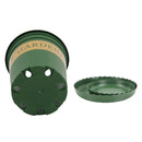 2 Gallon Flower Pots Plant Nursery Pots Plastic Pots Creative Gallons Pots with Tray,Size:21.5*21*21cm