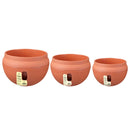 Hanging Plastic Flower Pots Hanging Pots Flower Pot With Hanging Chain,Large Size: 24 x 18cm ,Random Color Delivery