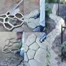 Manual Cement Concrete Road Mold Plastic Mold DIY Garden Pavement Mold