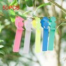 50 PCS Waterproof Label Floral Plant Label Gardening Label,Random Color Delivery