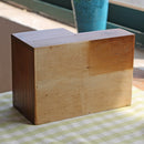 2 PCS Retro Square Wooden Flower Pot Wooden Box Woody Storage Box Multi-functional Wooden Box,Random Color Delivery