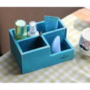2 PCS Retro Square Wooden Flower Pot Wooden Box Woody Storage Box Multi-functional Wooden Box,Random Color Delivery