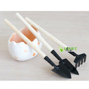 Rake Shovel Digging Trowel 3 in 1 Wooden Handle Metal Head Mini Garden Plant Tool Gardening Tool