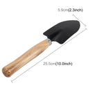 Rake Shovel Digging Trowel 3 in 1 Wooden Handle Metal Head Mini Garden Plant Tool Gardening Tool Garden Flower Tools Garden Tools Combination Set