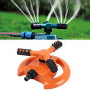 Garden Automatic Rotating Nozzle 360 Degree Rotary Automatic Sprinkler Garden Lawn Watering Nozzle Irrigation Nozzle,Applicable for 3/4 inch Water Pipes(Orange)