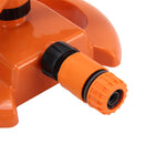 Garden Automatic Rotating Nozzle 360 Degree Rotary Automatic Sprinkler Garden Lawn Watering Nozzle Irrigation Nozzle,Applicable for 3/4 inch Water Pipes(Orange)