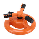 Garden Automatic Rotating Nozzle 360 Degree Rotary Automatic Sprinkler Garden Lawn Watering Nozzle Irrigation Nozzle,Applicable for 3/4 inch Water Pipes(Orange)